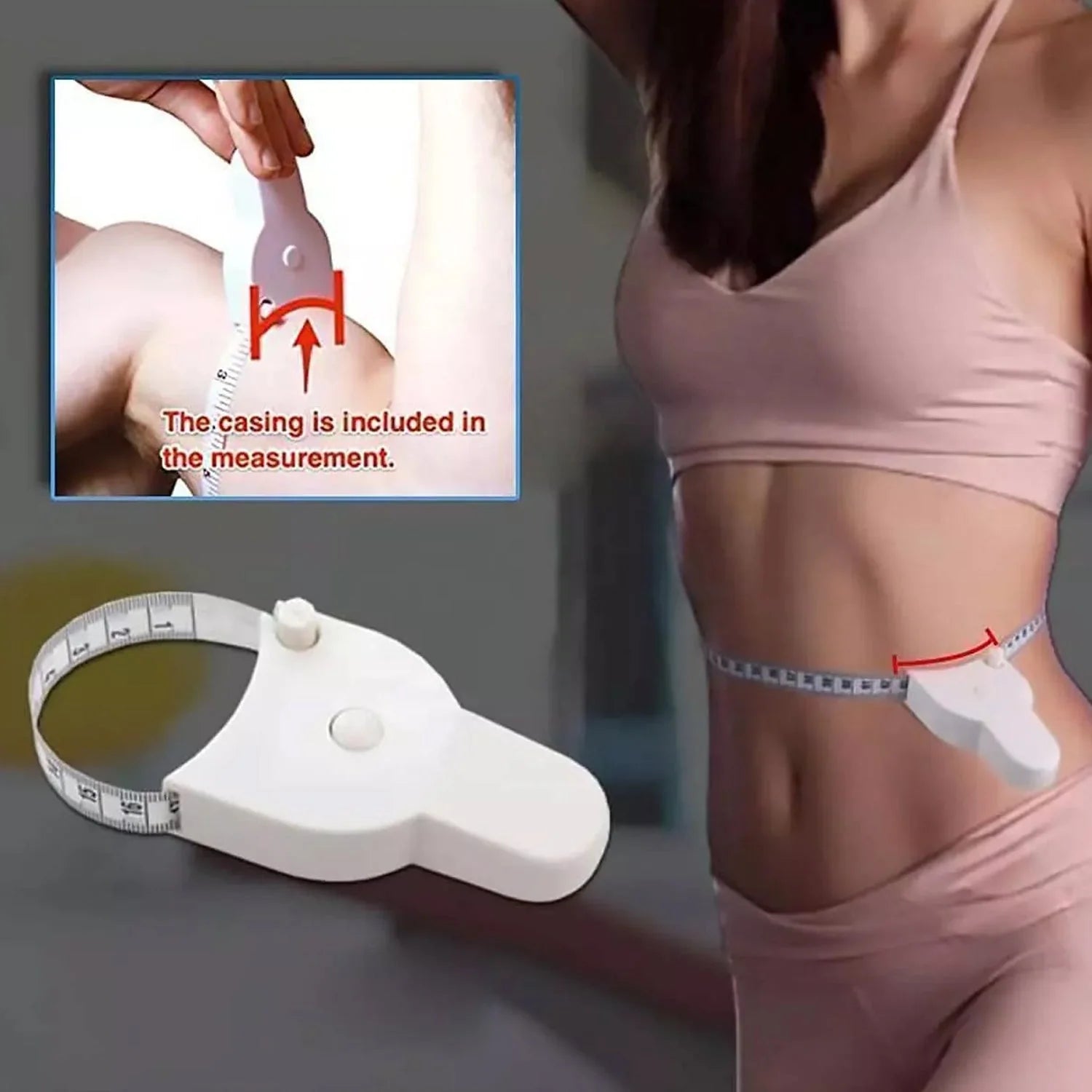 Body Measuring Tape – Retractable & Accurate For Fitness | FitFuzion