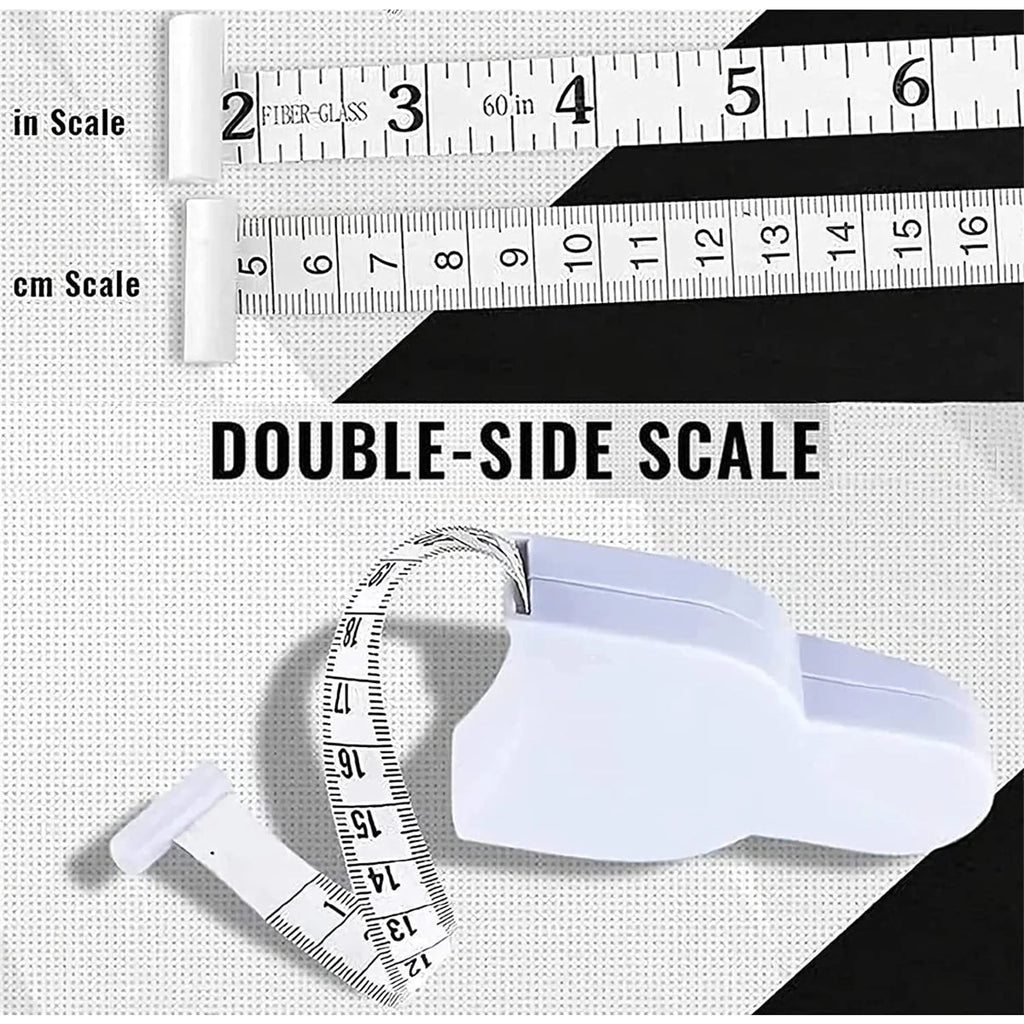 Body Measuring Tape – Retractable & Accurate For Fitness | FitFuzion