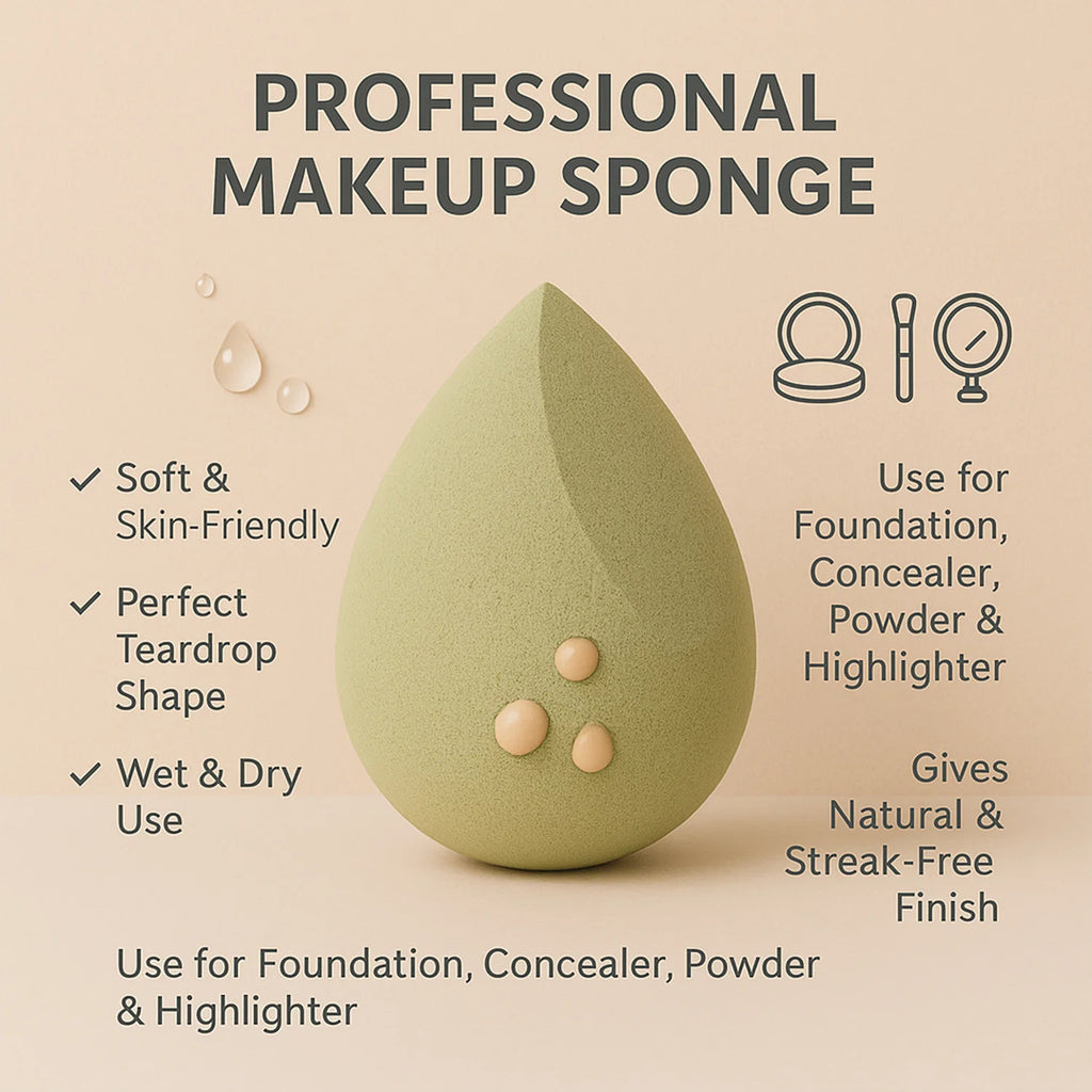 Makeup Sponge – Flawless Blending & Soft Texture | BeautyBare Pack of 2