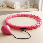 Adjustable Smart Hula Hoop Set With Weighted Ball For Fitness And Waist Exercise