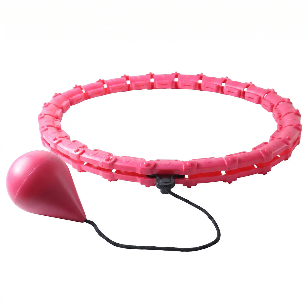 Adjustable Smart Hula Hoop Set With Weighted Ball For Fitness And Waist Exercise