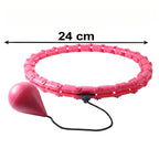 Adjustable Smart Hula Hoop Set With Weighted Ball For Fitness And Waist Exercise