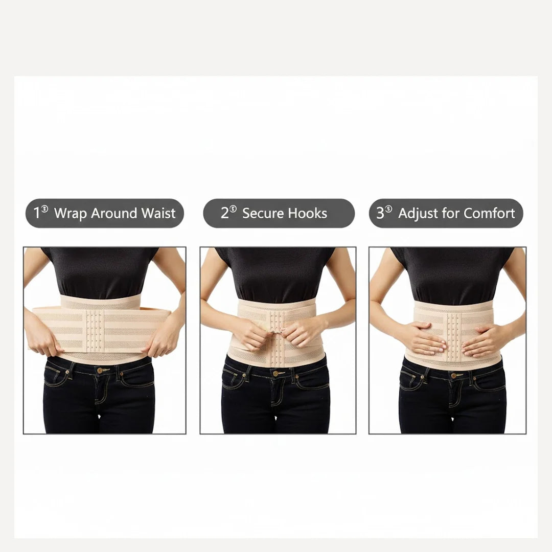 Waist Trimmer Belt For Women – Body Shaper & Cincher | VelvaBloom