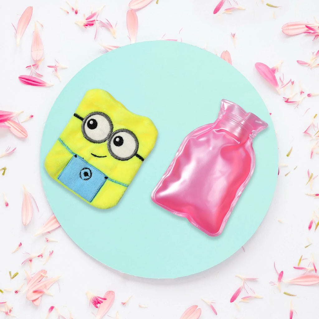 Minions Hot Water Bag – 2-Eye Design For Pain Relief | FitFuzion