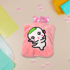 Pink Hot Water Bag – Soft Cover For Pain Relief | Indo Glow