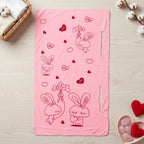Women Wearable Bath Towel Cute Print Soft Quick Dry Bathroom Wrap (1 Pc)