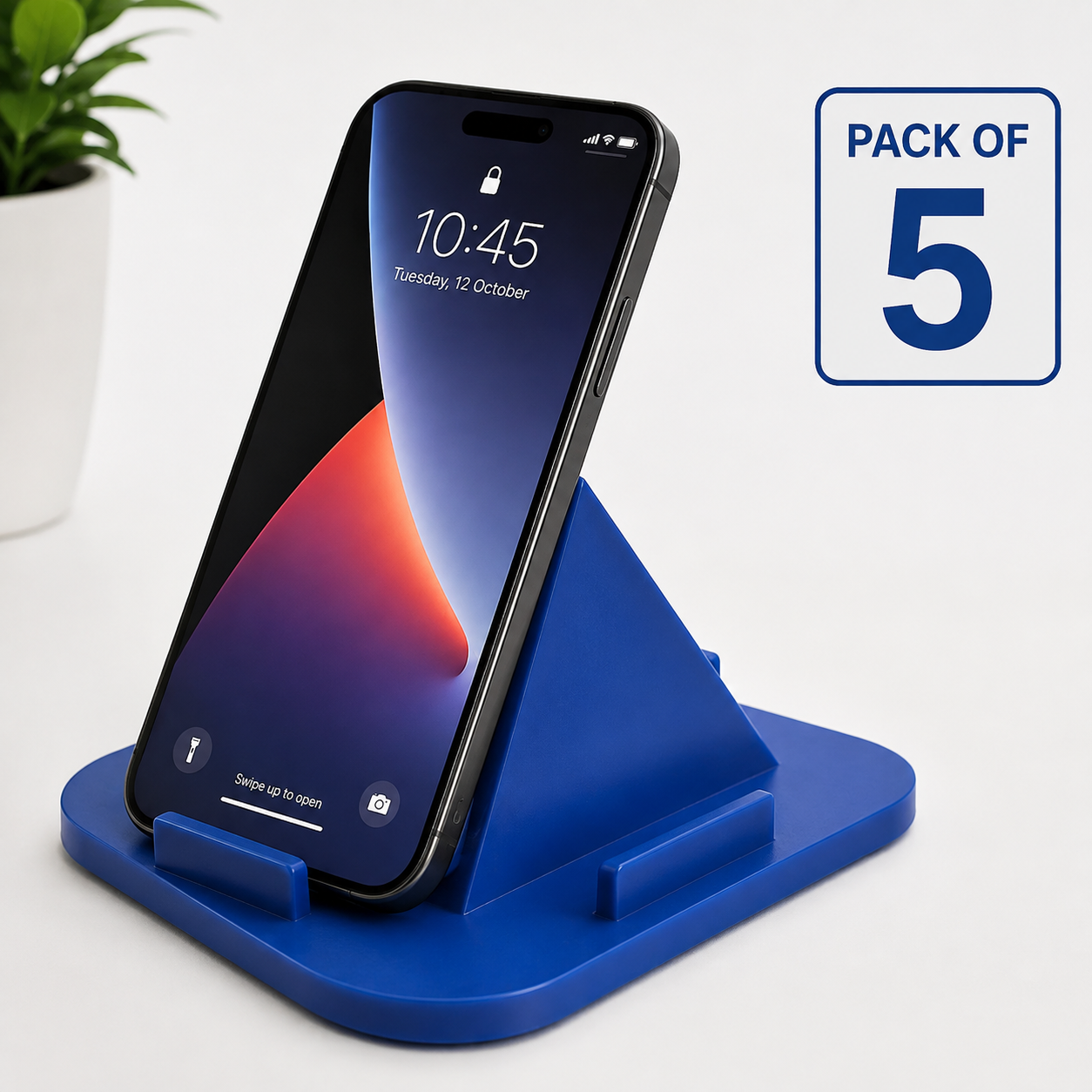 Pyramid Mobile Stand – Adjustable For Phones &amp; Tablets | Gambit Pack of 5