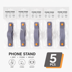Silicone Phone Loop Finger Holder – Secure Grip &amp; Multi-Use Kickstand pack of 5