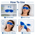 Cooling Gel Eye Mask – Instant Relief & Puffy Eye Reduction