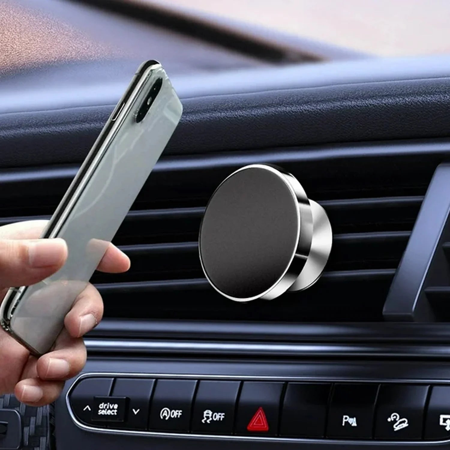Magnetic Phone Holder Stand – 360° Rotating Secure Grip